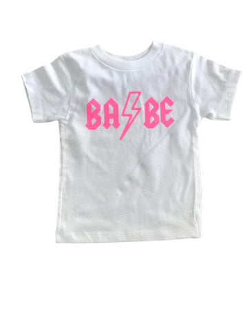 Neon Pink Babe Tee